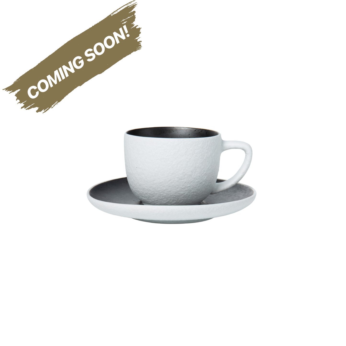 Frosted Edition Espresso Cups & Saucers