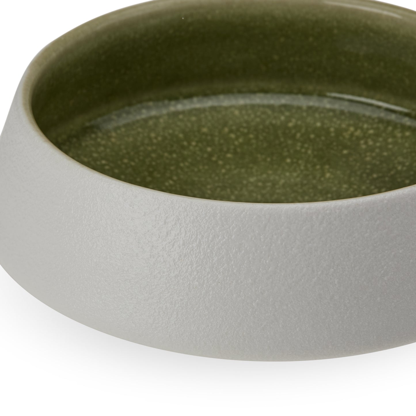 Nourish Dinner Bowls Olive Green17.2cm