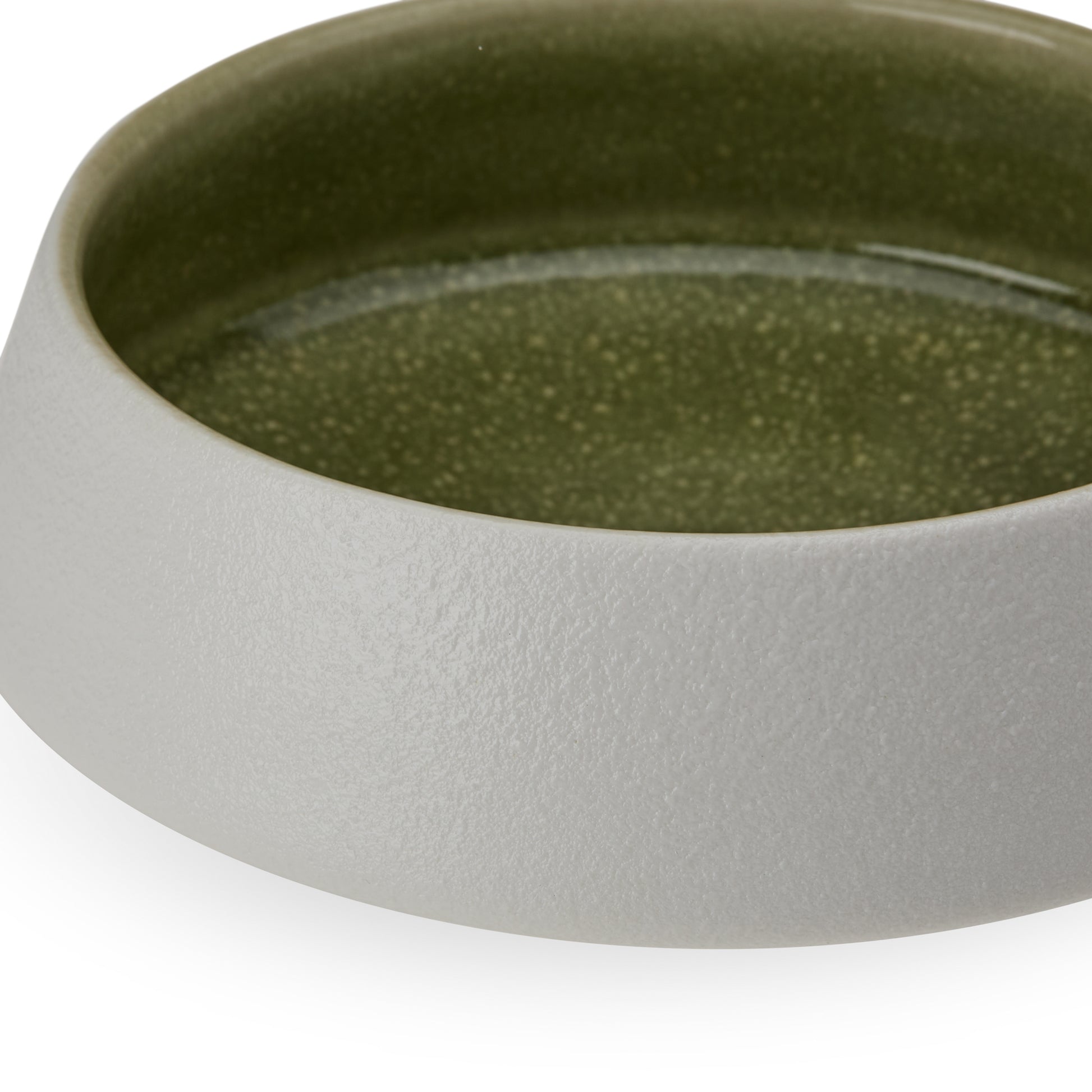 Nourish Dinner Bowls Olive Green17.2cm