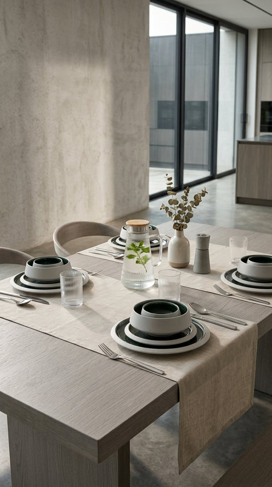 Distinctive porcelain dinnerware for a stand-out table setting
