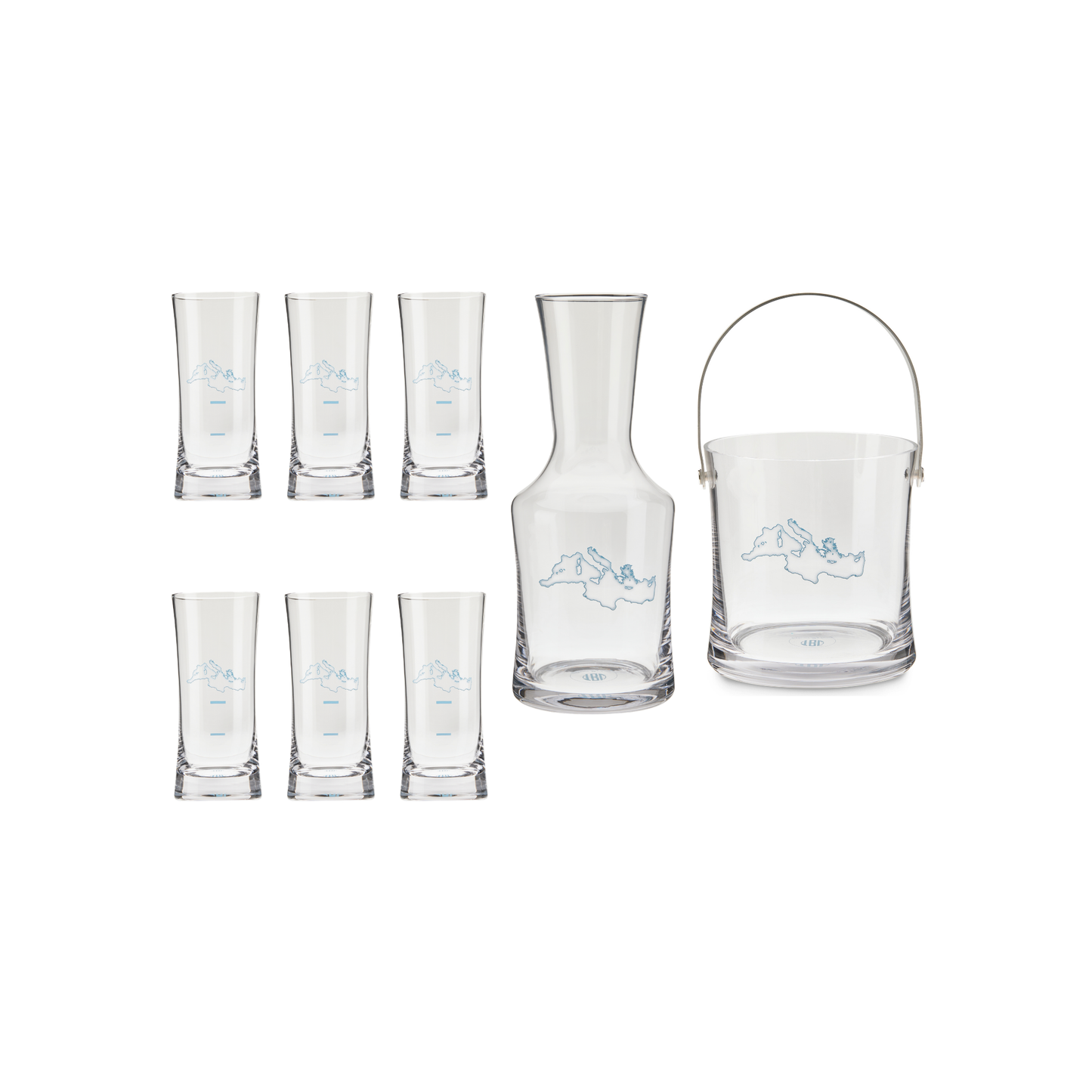 Mediterranean Edition Glassware Set