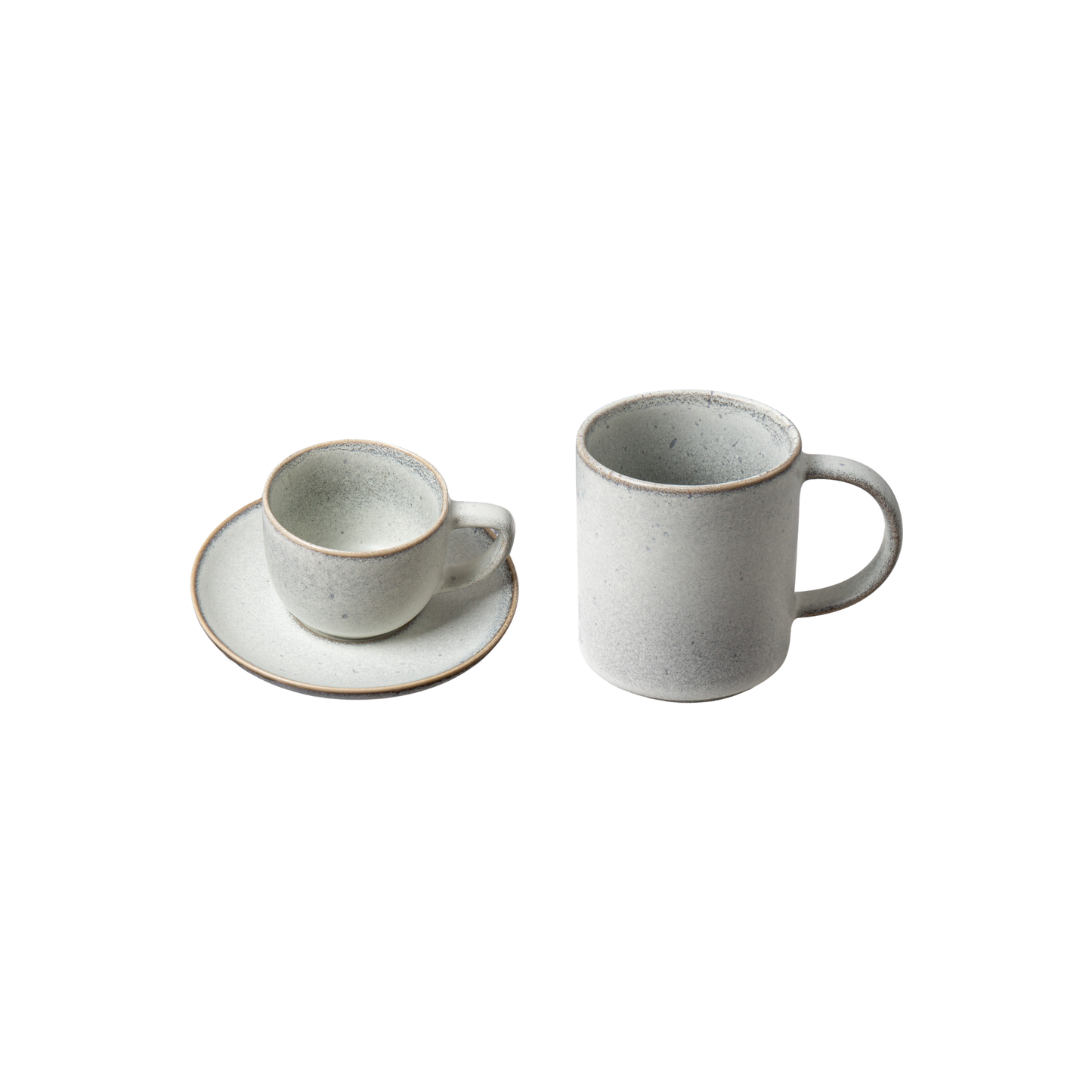 Earth Elements Stone Grey Coffee Mugs & Espresso Cups
