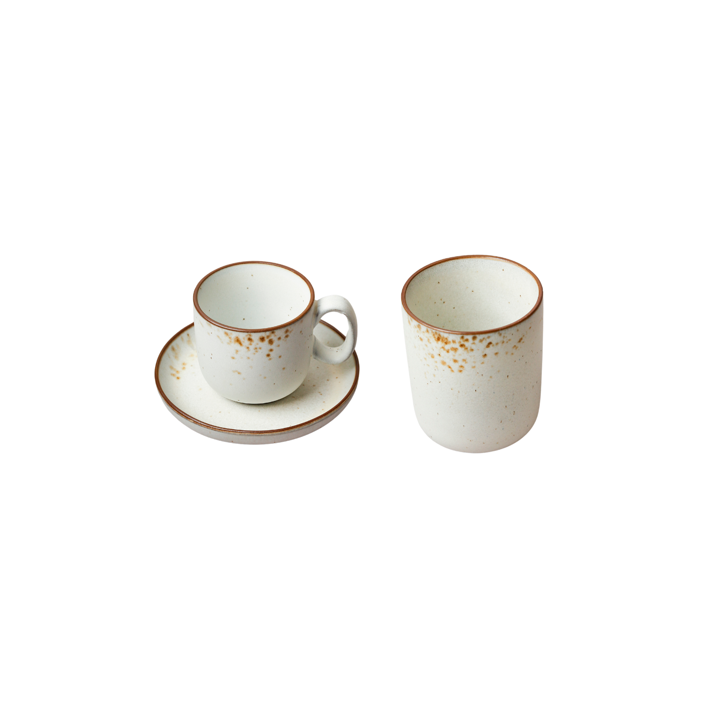Pearl Aqua Speckle  Coffee Mugs & Espresso Cups