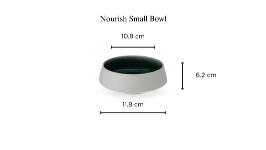 Nourish small porcelain bowls set of 4