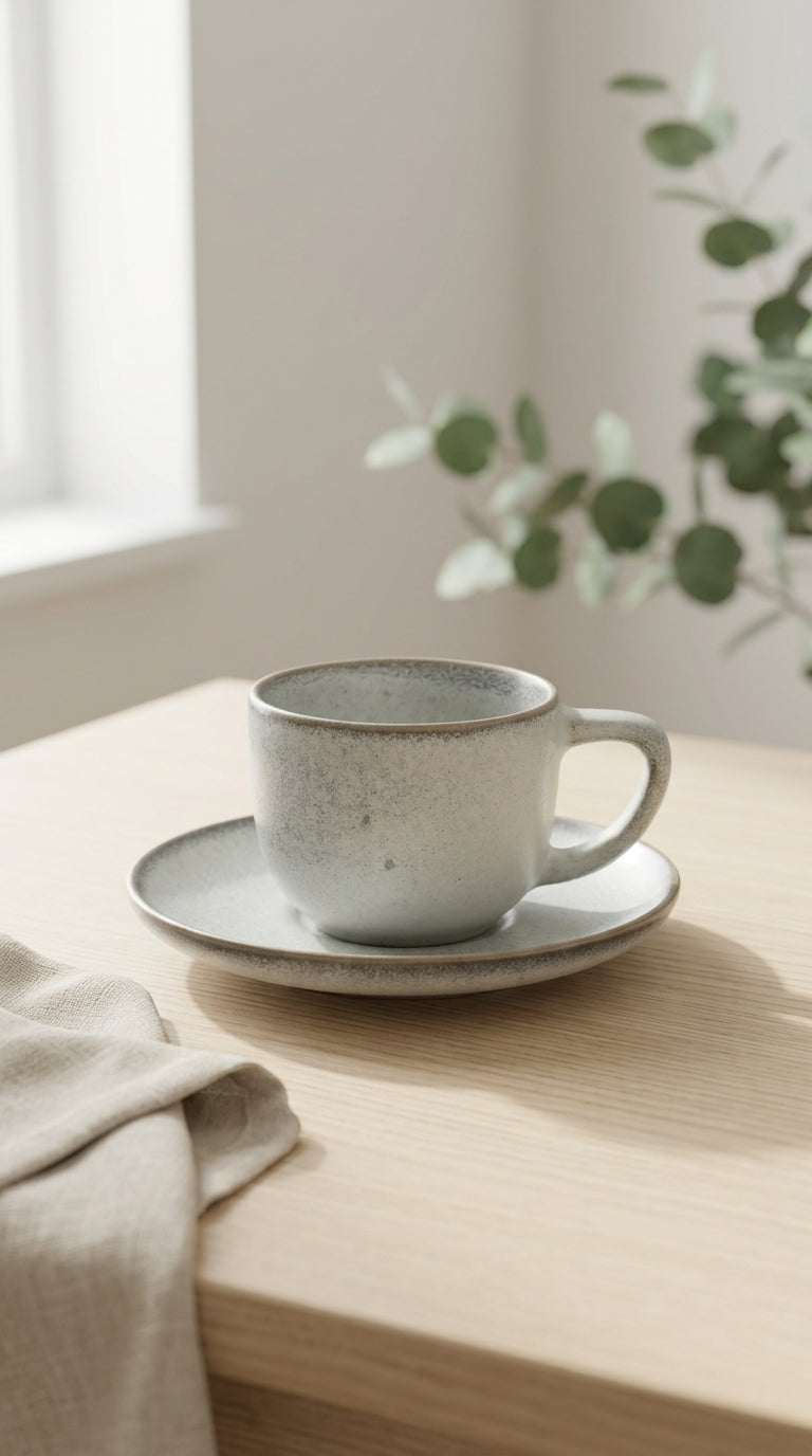 Earth Elements Stone Grey Coffee Mugs & Espresso Cups