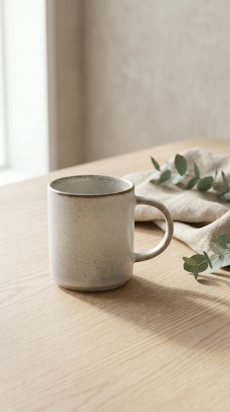 Earth Elements Stone Grey Coffee Mugs & Espresso Cups